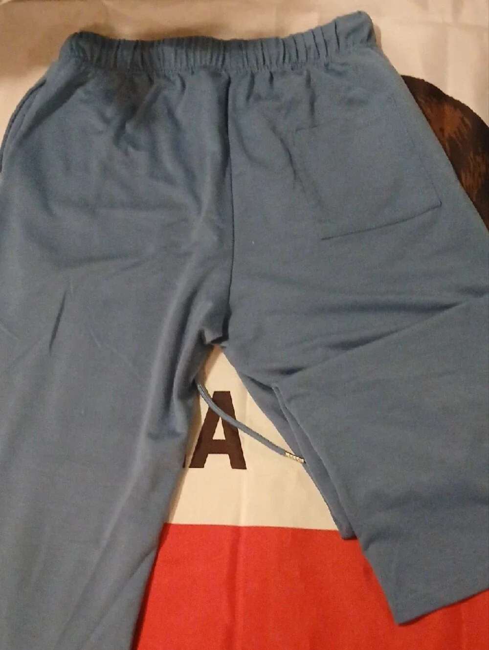 Light Blue Men’s Drawstring Sweatpants